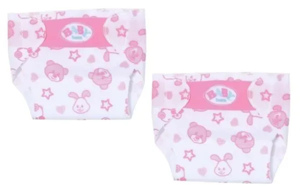 Zapf creation - Baby Born Little Windeln, 2 Stück, 36cm, Pink