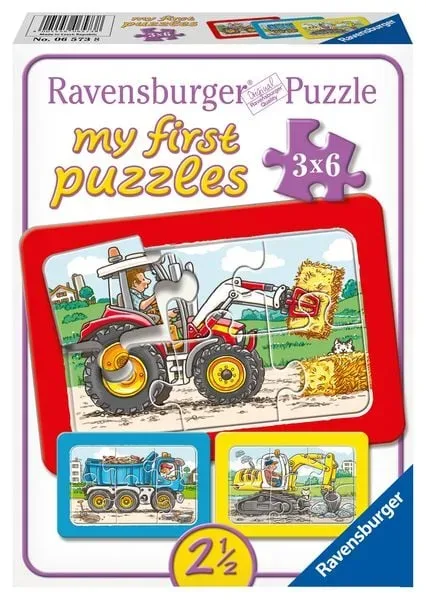 Ravensburger Bagger,Traktor und Kipplader