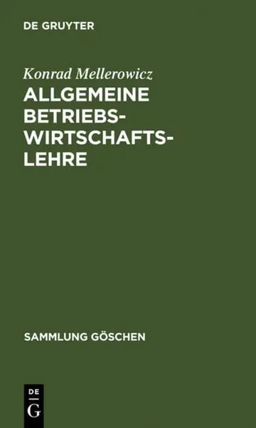 Allgemeine Betriebswirtschaftslehre