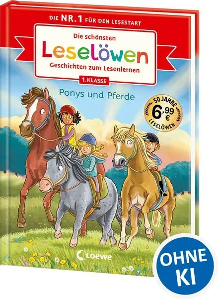 Die schönsten Leselöwen-Geschichten zum Lesenlernen - Ponys und Pferde