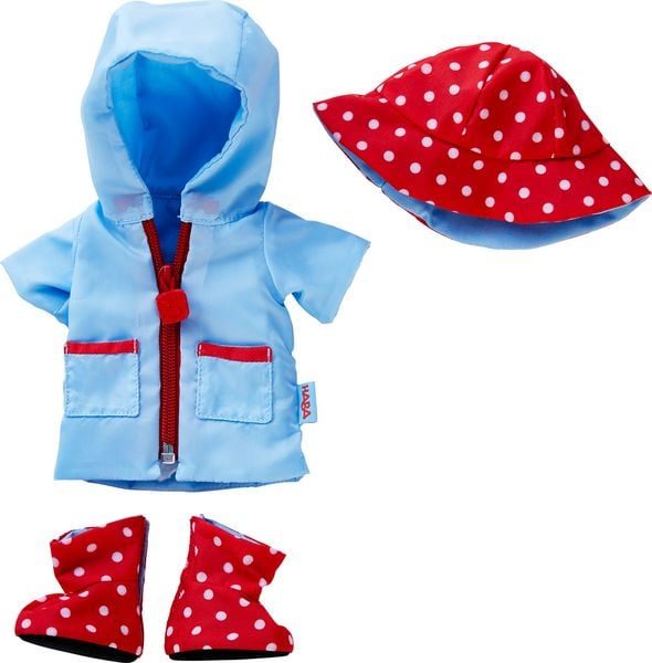 Haba Puppenkleider-Set REGENZEIT (30 cm) 4-teilig in bunt