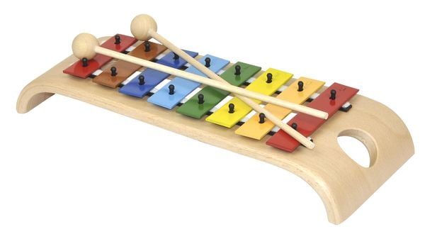 Voggenreiter Metallophon DAS WUNDERSCHÖNE GLOCKENSPIEL in bunt