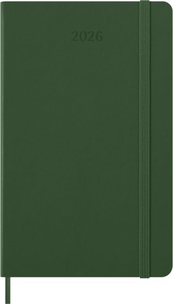 MOLESKINE Agenda Classic Large 2026 DHK1512WN3Y26 1W/1S myrtengr&uuml;n HC 13x21cm