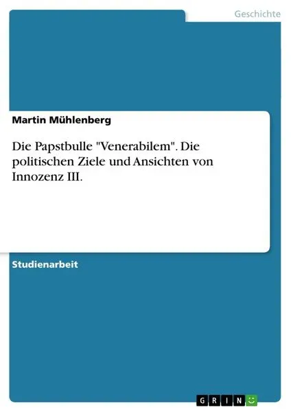 Die Papstbulle 
