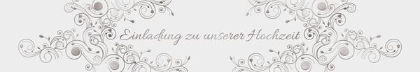 URSUS Banderole Einladung Hochzeit aus