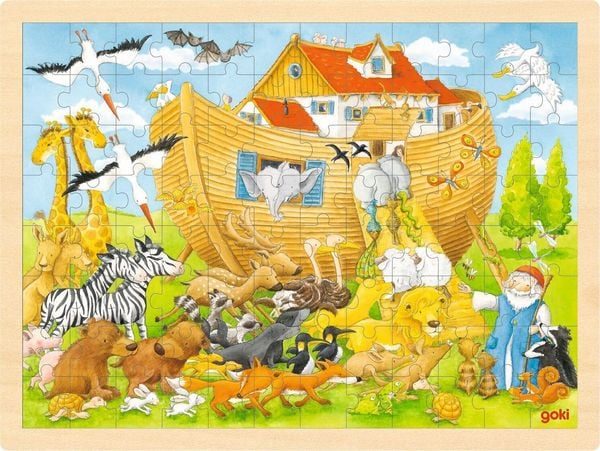 Goki Puzzle Einlegepuzzle Einzug in die
