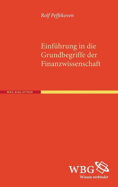 Einführung in die Grundbegriffe der Finanzwissenschaft