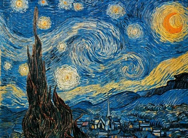 Vincent Van Gogh - Sternennacht. Puzzle 1000 Teile