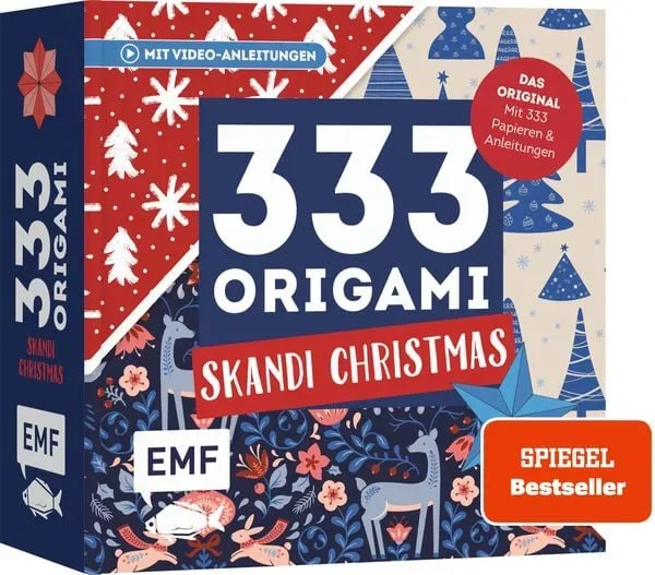 333 Origami ? Skandi Christmas ? Zauberschöne Papiere falten für die Weihnachtszeit
