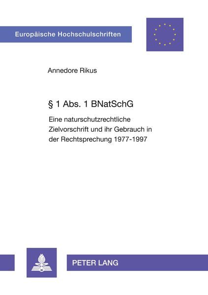 1 Abs. 1 BNatSchG