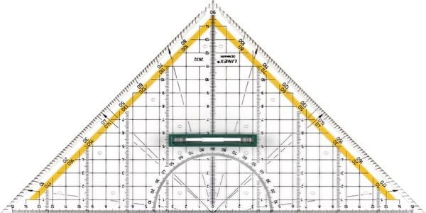 Linex Geodreieck/Dreieck 32 cm, Kantentyp