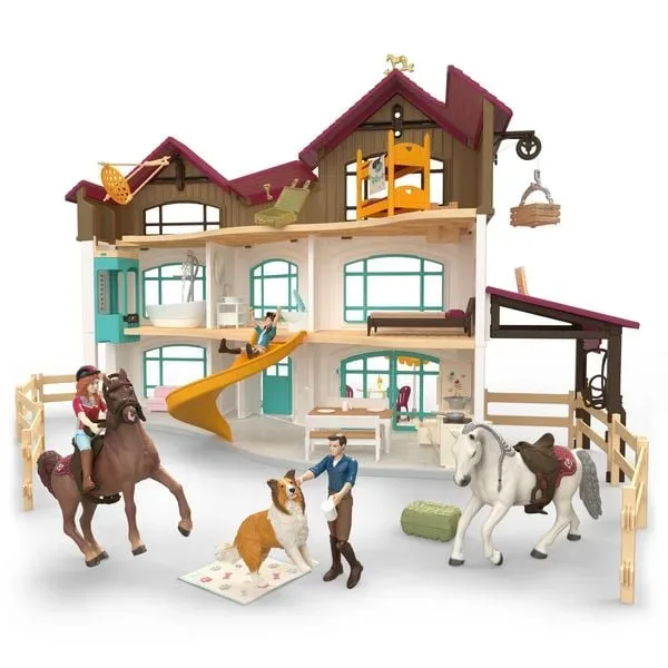schleich® 42785 Lakeside Villa & Paddock, Reiterhof