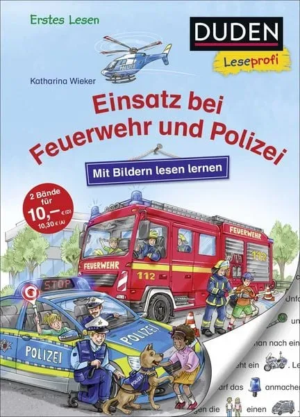 Duden Leseprofi ? Mit Bildern lesen lernen: Einsatz bei Feuerwehr und Polizei