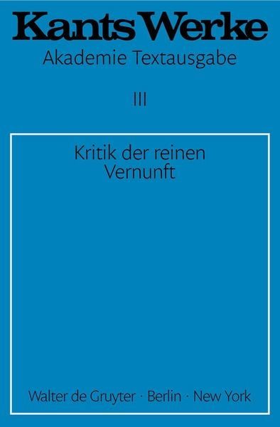 Kritik der reinen Vernunft (2. Aufl. 1787)