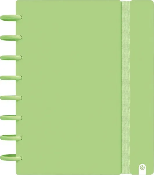 Notizbuch A5 liniert past.grün