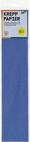 Folia Krepppapier-Lagen Blau | 2.5 m