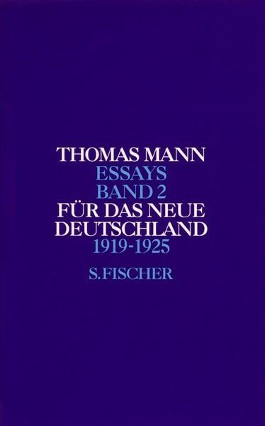 Für das neue Deutschland, 1919-1925