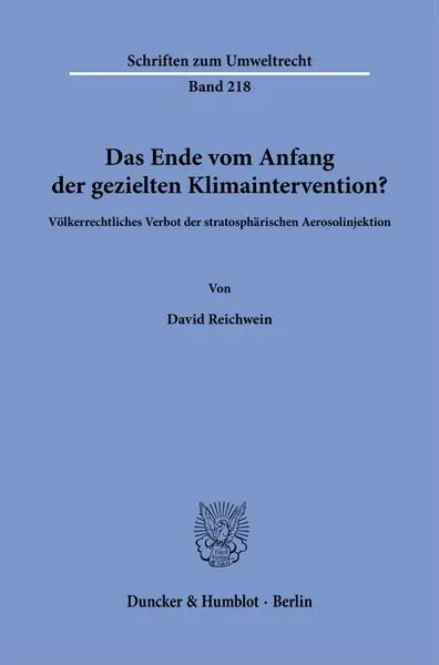 Das Ende vom Anfang der gezielten Klimaintervention?