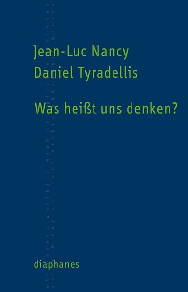 Was heißt uns denken?
