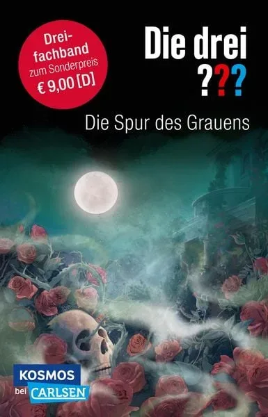 Carlsen - Die drei ???: Die Spur des Grauens. Dreifachband (Enthält die Bände: Im Haus des Henkers, Die Villa der Toten, Die flüsternden Puppen), Multicolor