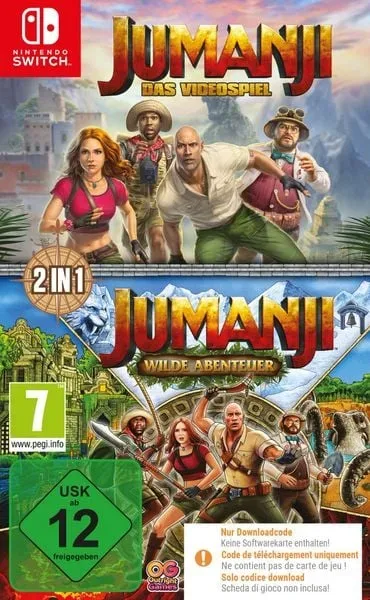 Jumanji 1+2 Compilation (CiaB) - Nintendo Switch [Deutsch]