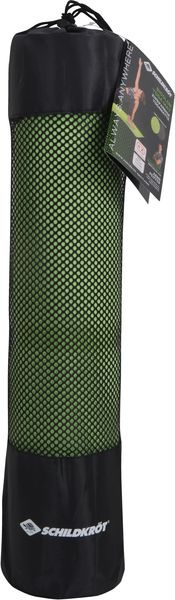 SCHILDKRÖT  Bicolor Yogamatte, Lime-Anthrazit, 4mm, PVC-frei, im Carrybag  grün