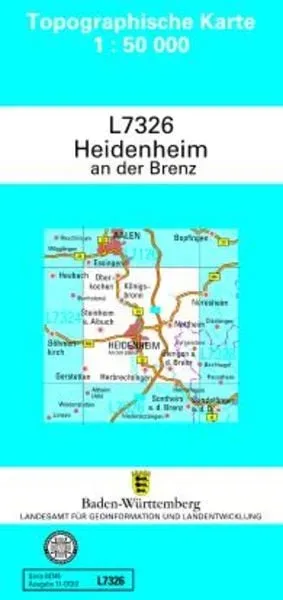 Heidenheim an der Brenz 1 : 50 000