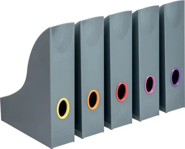 DURABLE -  Magazine Rack VARICOLOR 770657 anthrazit,5 Stk. 245x380x223mm, 22.5X29.7CM