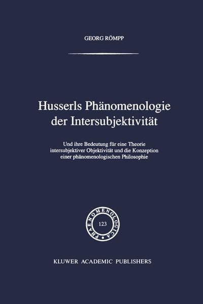 Husserls Phänomenologie der Intersubjektivität