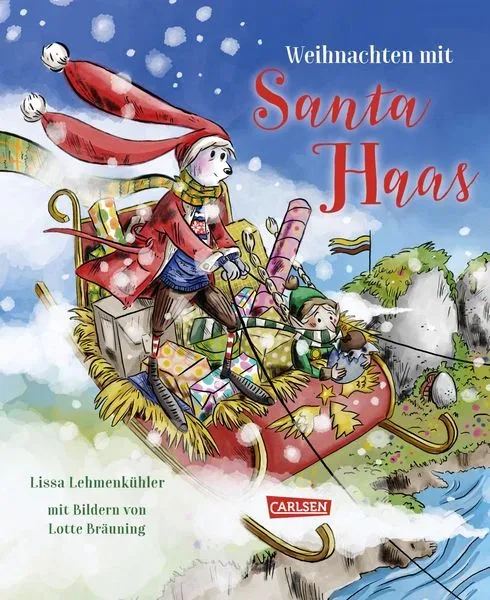 Carlsen - Weihnachten mit Santa Haas, Lehmenkühler, Lissa/ Bräuning, Lotte (Illustrationen), Multicolor