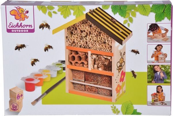Eichhorn - Bienenhaus zum Zusammenbauen und Bemalen, Multicolor