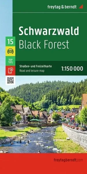Freytag & berndt Straßenkarte Schwarzwald 1:150.000