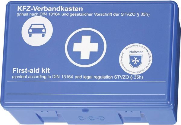 NEUTRAL Verbandkasten Unitec 7700126 blau, DIN 13164-B