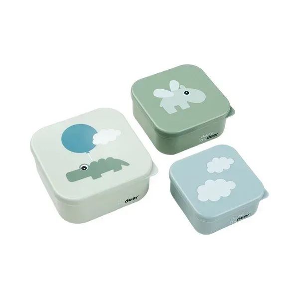 3-tlg. Snackboxset