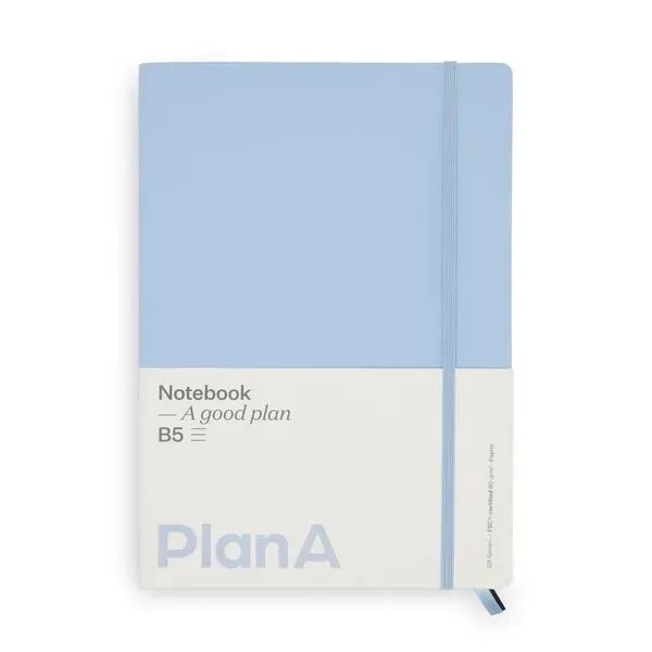 Notizbuch B5 Softcover French Blue Liniert, 128 Seiten