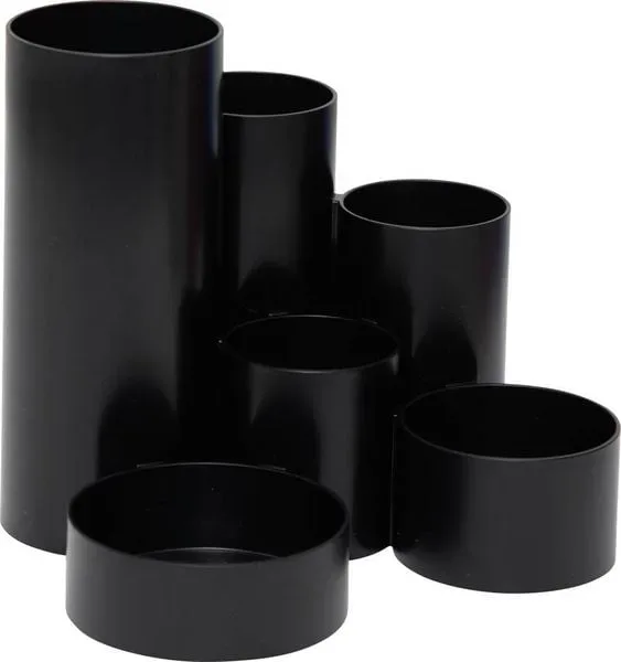 Maul MAULtubo Recycling 4115690 Stifteköcher Schwarz Anzahl der Fächer: 6