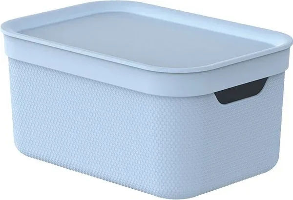 Rotho Aufbewahrungsbox mit Deckel Alvra | 26.5 x 18.5 x 13.3 cm | A5 / 5 l
