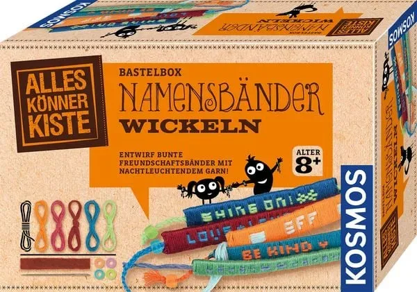 Kosmos Bastelbox Namensbänder wickeln