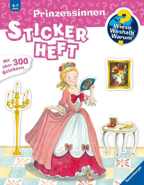 Ravensburger - Wieso? Weshalb? Warum? Stickerheft: Prinzessinnen