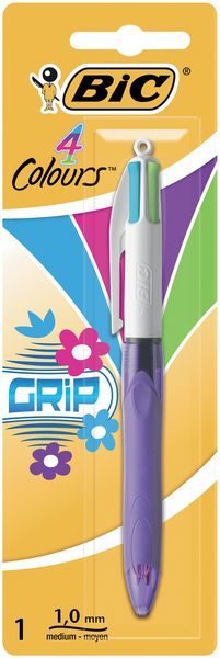 BIC Kugelschreiber 4 Colours Grip  0.32 mm