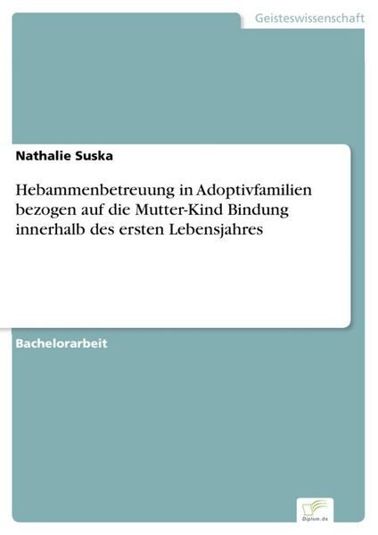 Hebammenbetreuung in Adoptivfamilien bezogen auf die Mutter-Kind Bindung innerhalb des ersten Lebensjahres