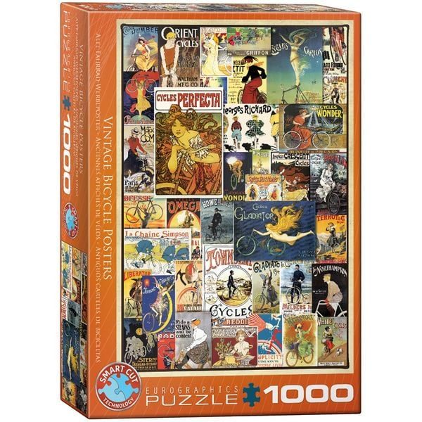 Eurographics - Puzzle Vintage Bicycle Posters 1000 Teile