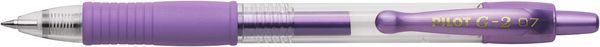Pilot G2 Gelschreiber Violett Mittel 0.4 mm
