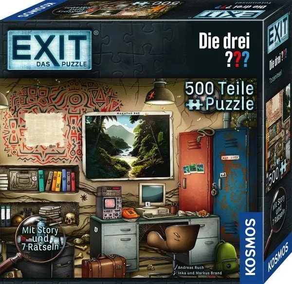 Kosmos Kennerspiel EXIT Das Puzzle Die drei ??? Toteninsel