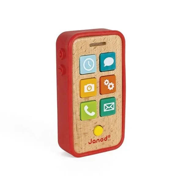 Janod - Telefon mit Sound, Multicolor