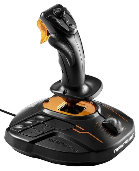 Thrustmaster T16000M FCS Flightstick Joystick USB PC Schwarz, Orange