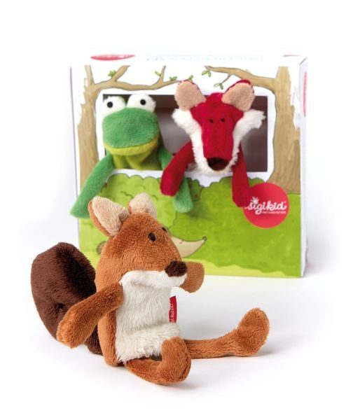 Sigikid Fingerpuppen-Set WALDFREUNDE 3-teilig in bunt