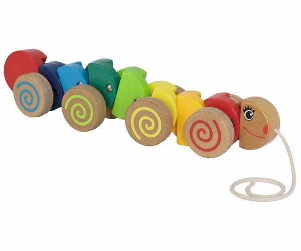 Eichhorn Nachziehtier Raupe - bunt