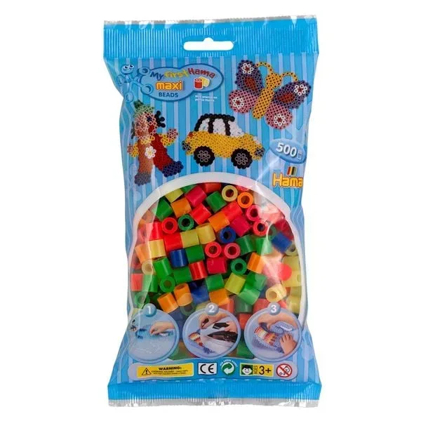 Hama Bügelperlen Neon | 500 Stück