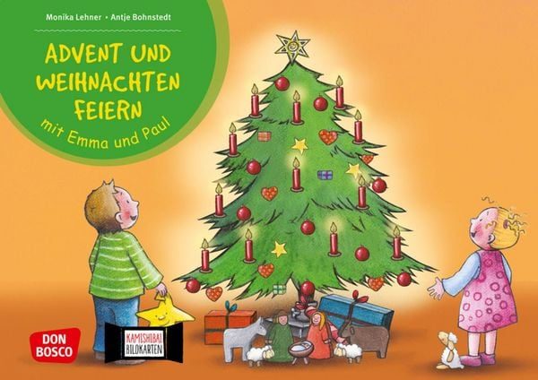 Advent und Weihnachten feiern mit Emma und Paul, Kamishibai Bildkartenset